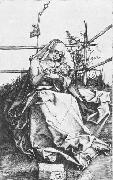 Madonna on a Grassy Bench Albrecht Durer